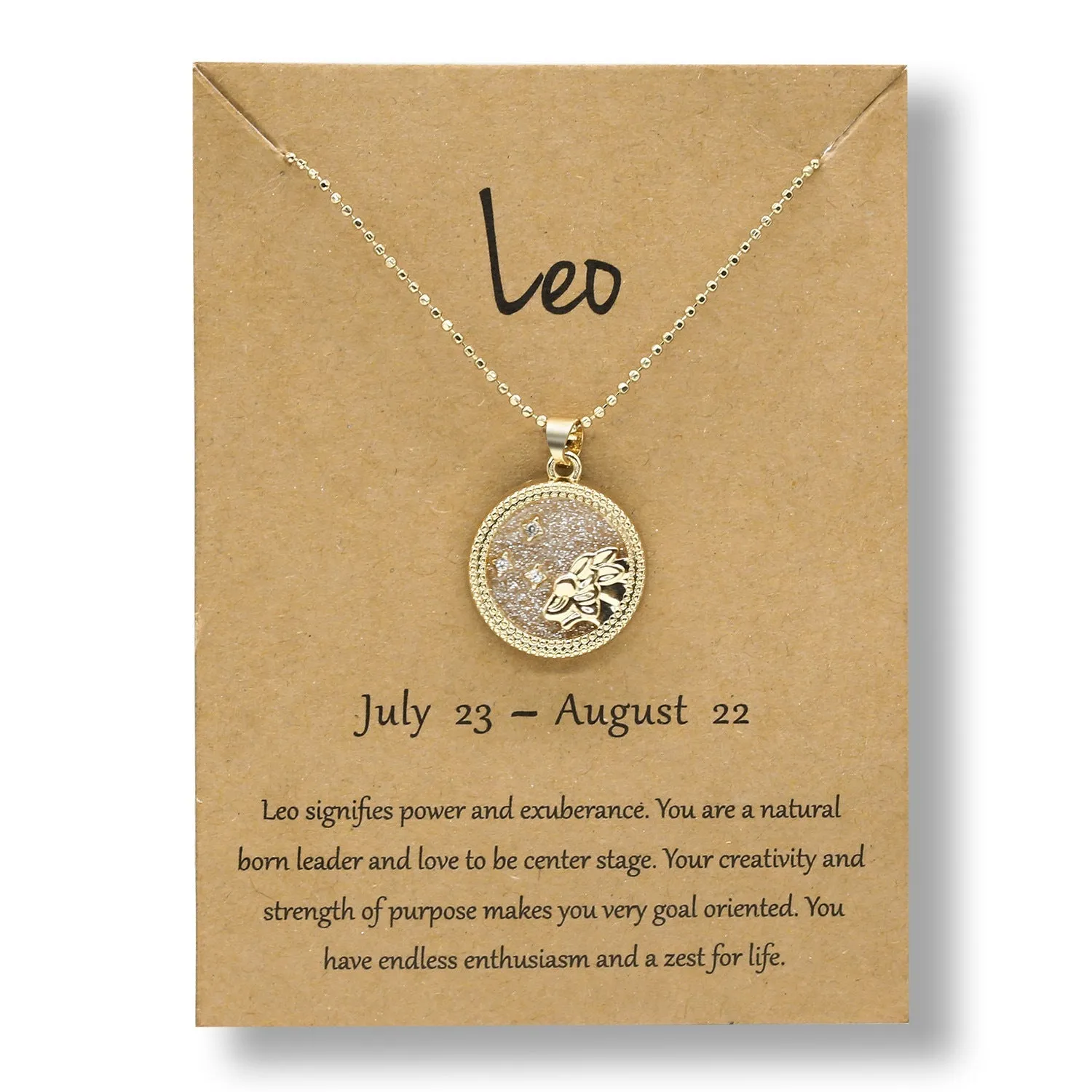 Just lil things Horoscopes Necklace